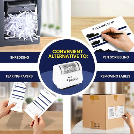 Perco Identity Theft Protection Roller Stamps - Store Supplies