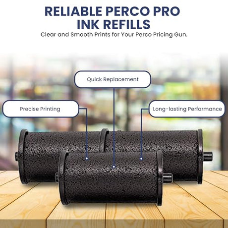 Perco Ink Roll for Pro 1 & 2 Line Labelers - Store Supplies