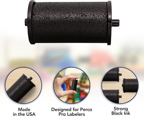 Perco Ink Roll for Pro 1 & 2 Line Labelers - Store Supplies