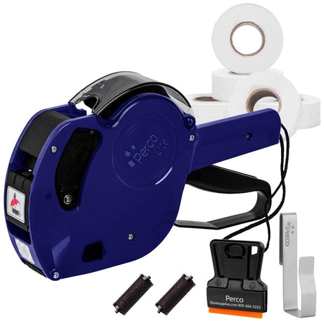 Perco Lite 1 Line Price or Date Gun with Colored Labels Kit - Store Supplies