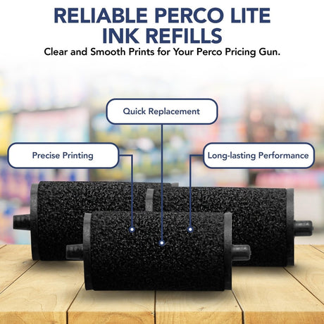 Perco Lite Ink Roll - Pack of 10 inkers