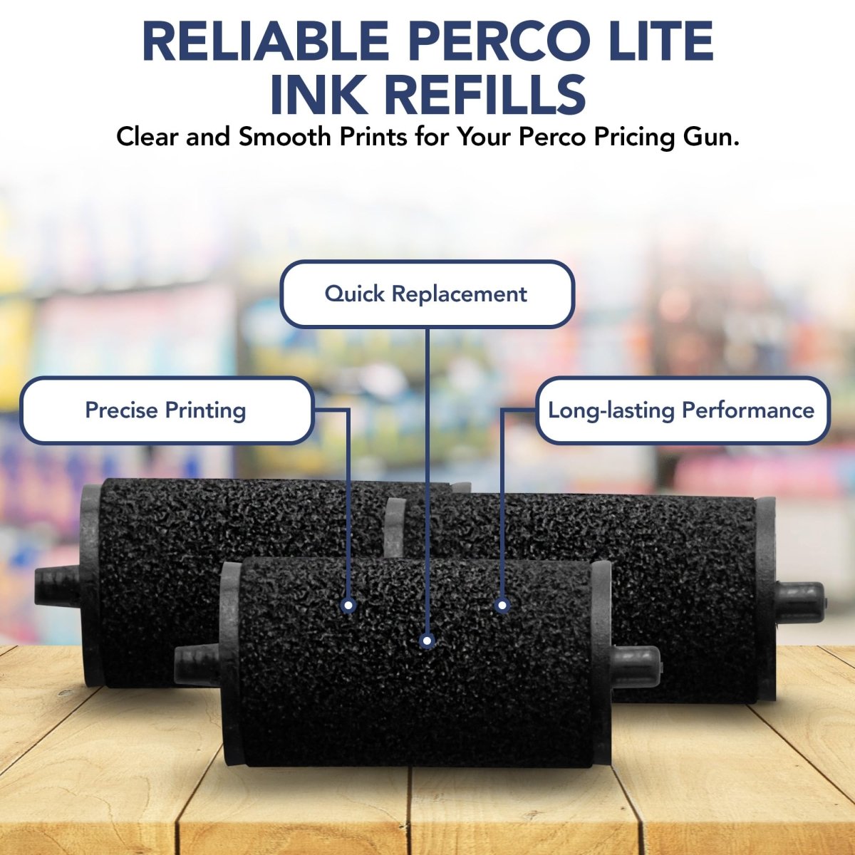 Perco Lite Ink Rolls - Store Supplies