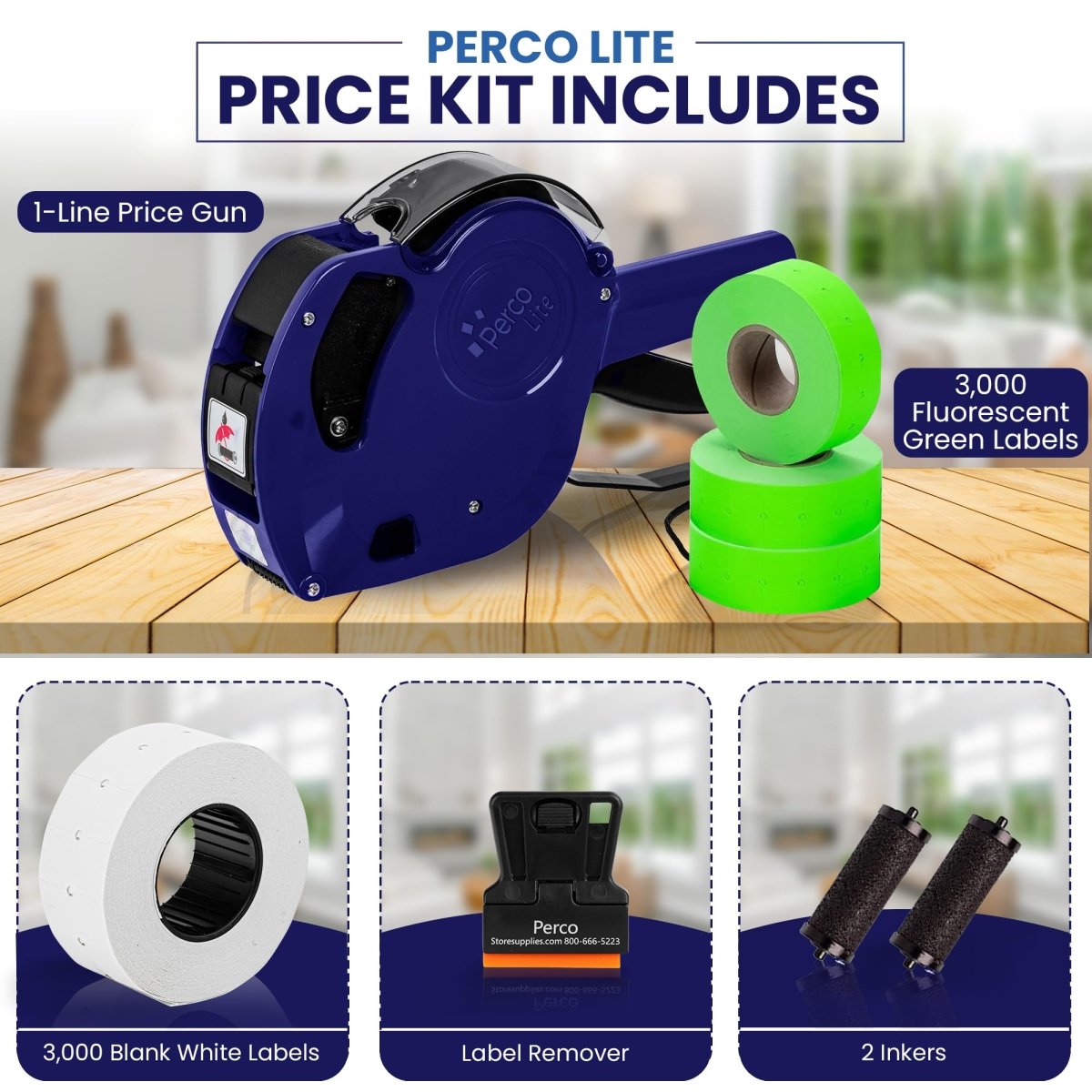 Perco Lite - Price Gun Kit - Store Supplies
