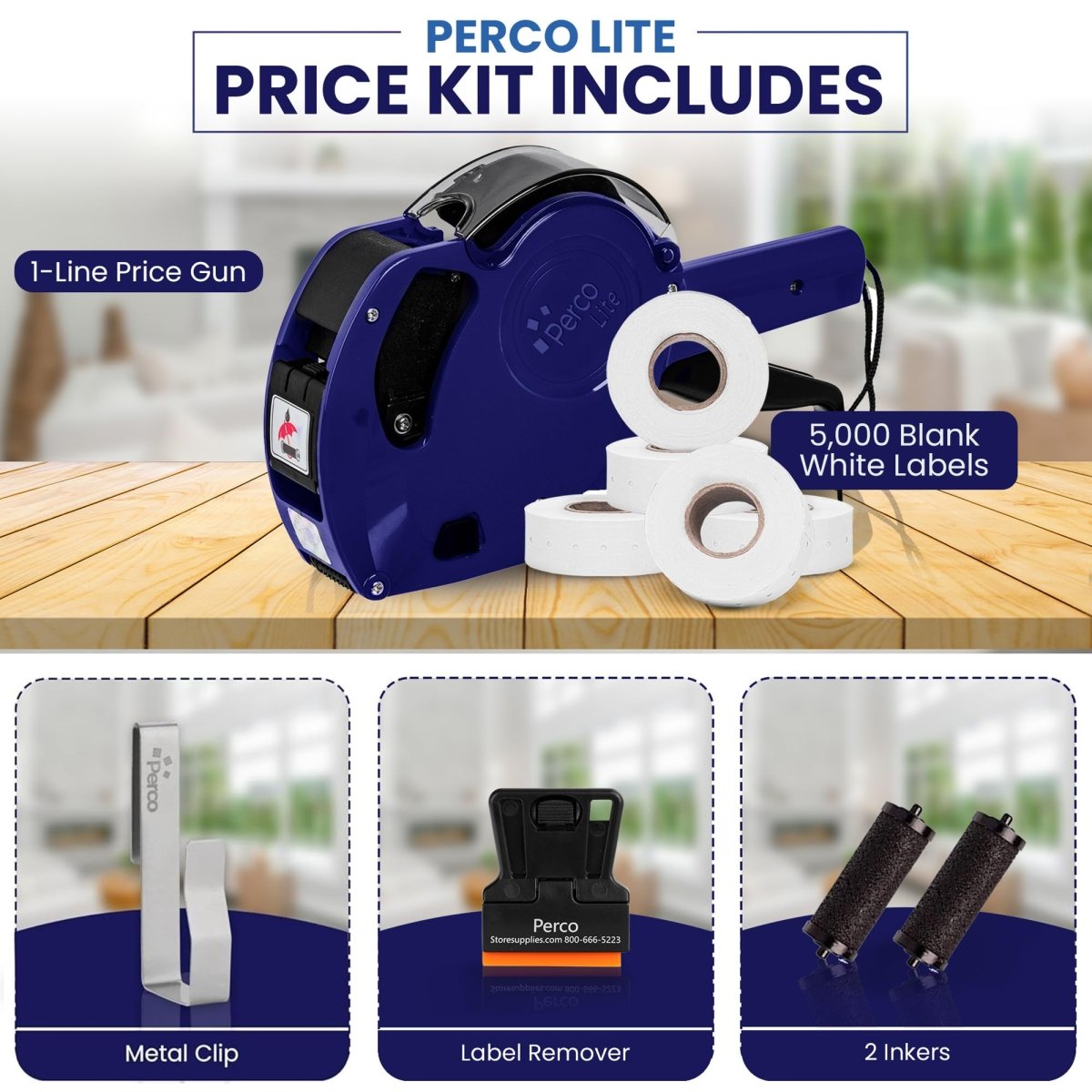 Perco Lite - Price Gun Kit - Store Supplies