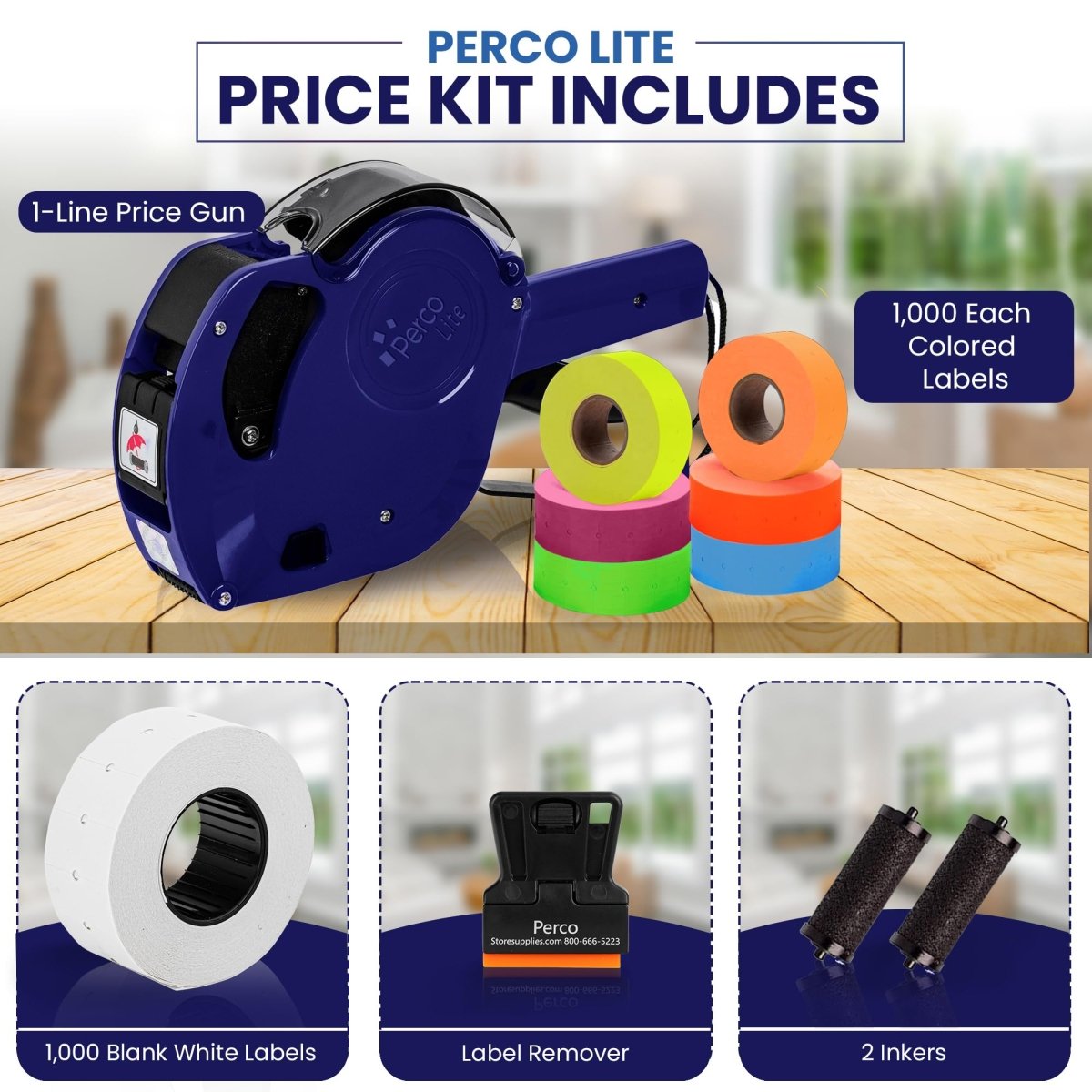 Perco Lite - Price Gun Kit - Store Supplies