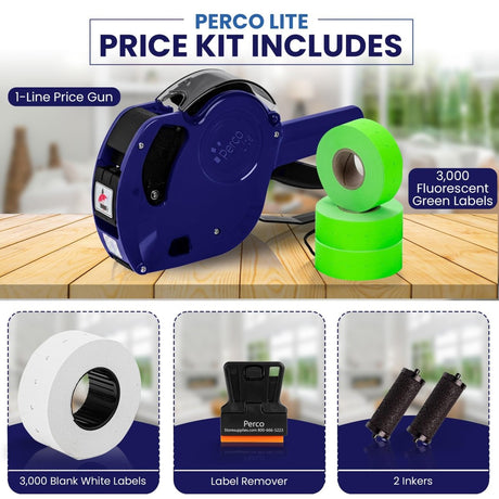 Perco Lite Pricing & Date Labeler - Price Gun White