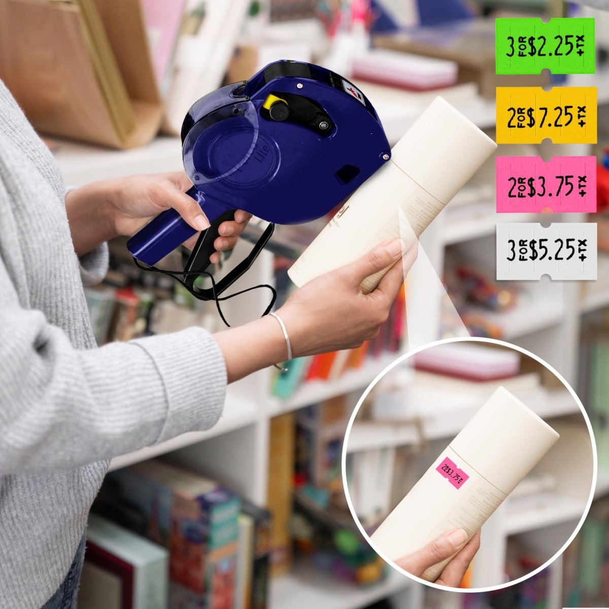 Perco Lite Pricing & Date Labeler - Price Gun Tri Color