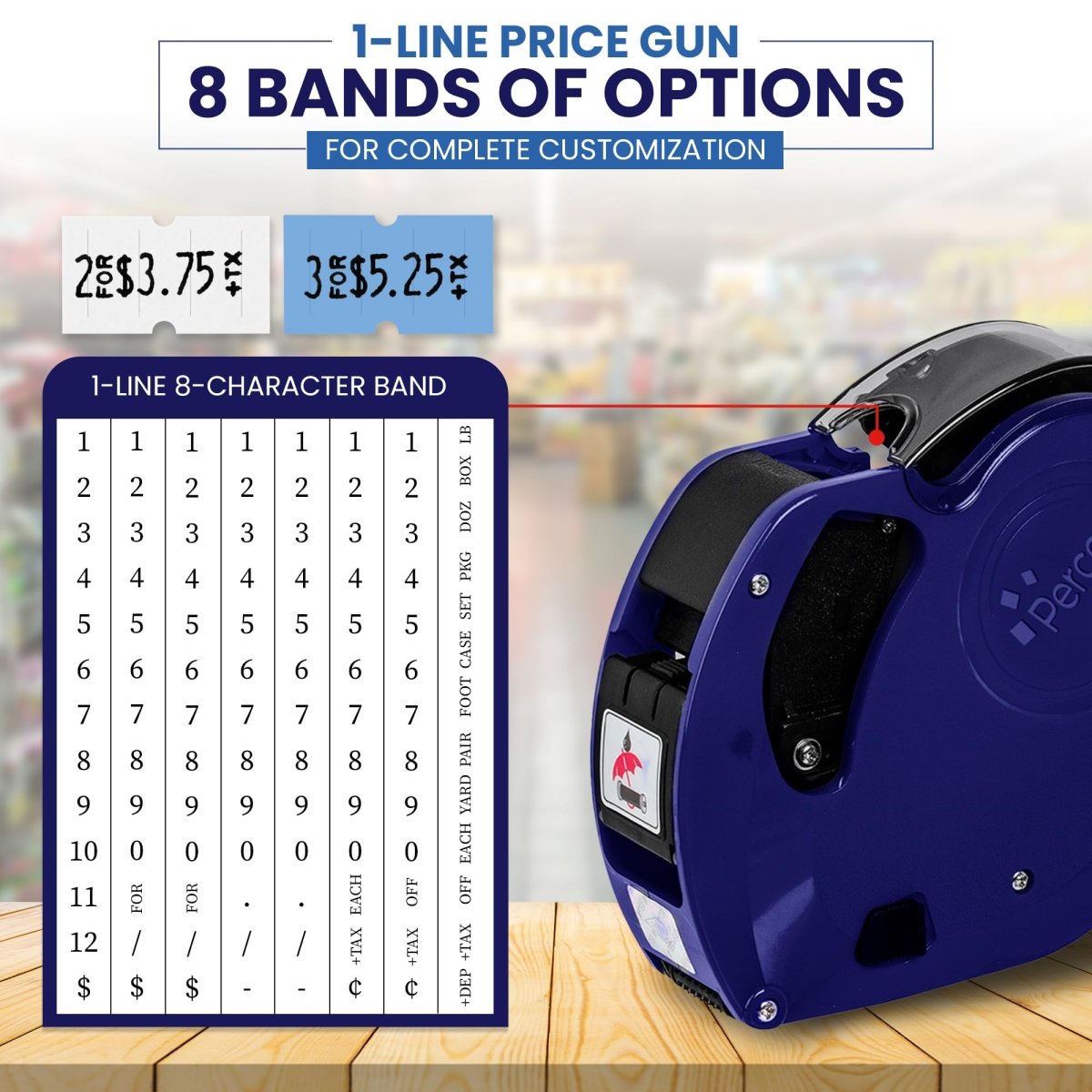 Perco Lite Pricing & Date Labeler - Price Gun White