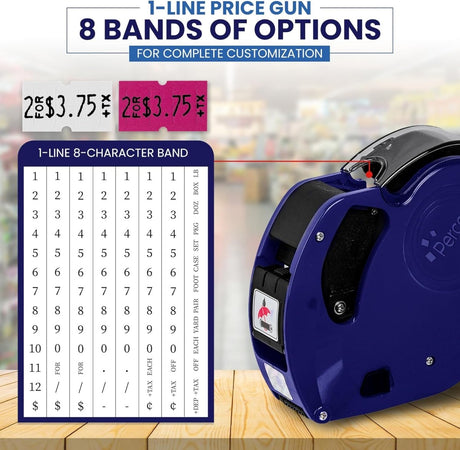 Perco Lite Pricing & Date Labeler - Price Gun Fluorescent Pink
