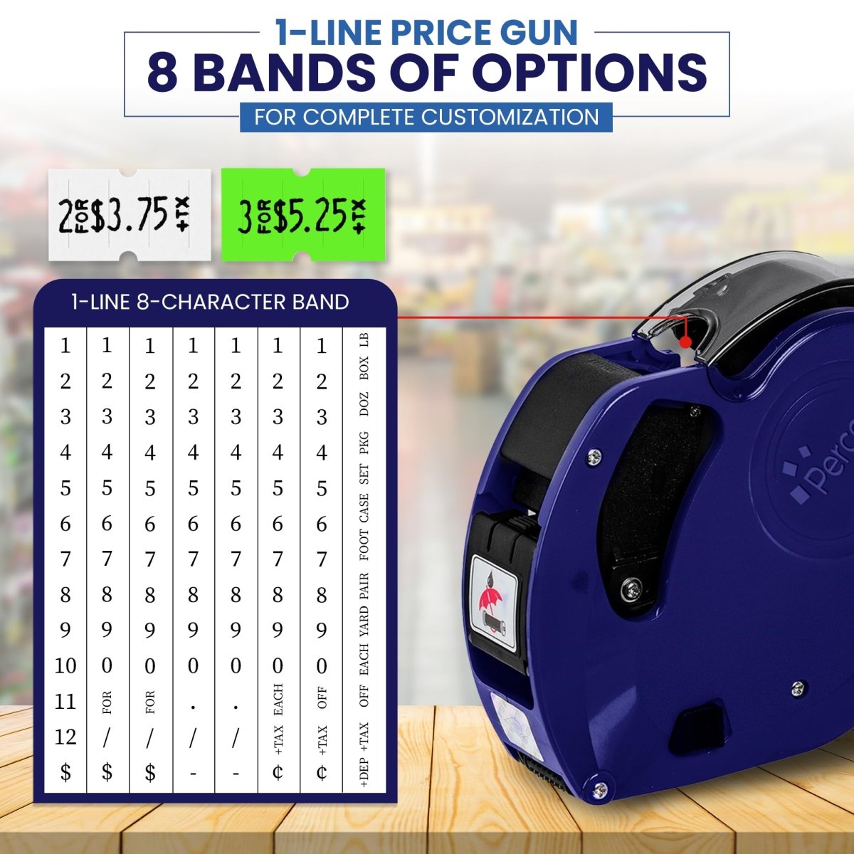 Perco Lite Pricing & Date Labeler - Price Gun White
