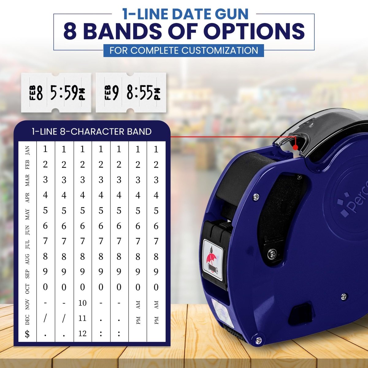 Perco Lite Pricing & Date Labeler - Price Gun Multicolored