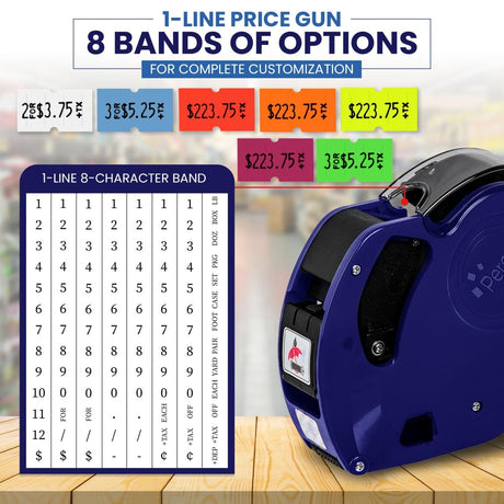 Perco Lite Pricing & Date Labeler - Price Gun Multicolored