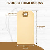 Perco Manila Shipping Tags - Compatible with compatible_with_product_page | Color: 500 pack | Quantity: 1 | Adhesive: global.AdhesiveType | SKU: PL-MT1-WithElastic-500 | - shop_