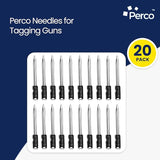 Perco NZ - 204P Standard Tagging Gun Needles Replacement Kit, Steel - Pack of 20 needles