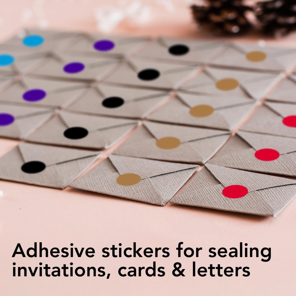Perco Perforated Circle Dot Sticker Labels — Pack of Multicolored Rolls — with Permanent Adhesive for Calendars, Color Coding, Crafting, Garage Sales, Organizing, Displays, and More — Made in USA - 0.5 Inch 10 Rolls