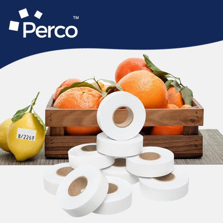 Perco Price Labels for Garvey 22 - 6 / 22 - 7 / 22 - 8 - White 10 Sleeves
