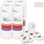 Perco Price Labels for Garvey 22-6 / 22-7 / 22-8 - White 4 Sleeves / 36 Rolls / 44000 Blank Pricing Labels