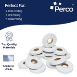 Perco Price Labels for Monarch 1110 - White 1 Sleeve / 16 Rolls / 17000 Blank Pricing Labels