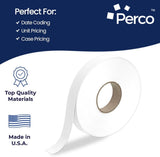 Perco Price Labels for Monarch 1110 - 1 Sleeve / 16 Rolls / 17000 Blank Pricing Labels
