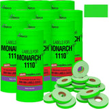 Perco Price Labels for Monarch 1110 - Fluorescent Green 10 Sleeves