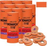 Perco Price Labels for Monarch 1110 - Fluorescent Red 10 Sleeves