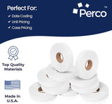 Perco Price Labels for Monarch 1115 - White 1 Sleeve / 10 Rolls / 15000 Blank Pricing Labels