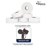 Perco Price Labels for Monarch 1153 - White 1 Sleeve / 6 Rolls / 6000 Blank Pricing Labels