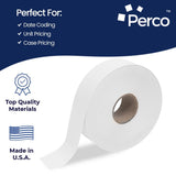 Perco Price Labels for Monarch 1153 - White Case of 16 Sleeves / 96 Rolls / 96000 Blank Pricing Labels