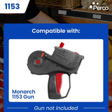 Perco Price Labels for Monarch 1153 - Custom Case of 16 Sleeves / 96 Rolls / 96000 Blank Pricing Labels
