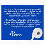 Perco Price Labels for Monarch 1153 - Custom Case of 16 Sleeves / 96 Rolls / 96000 Blank Pricing Labels