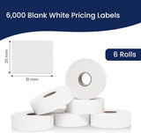 Perco Price Labels for Monarch 1153 Price Labeler - 1 Sleeve