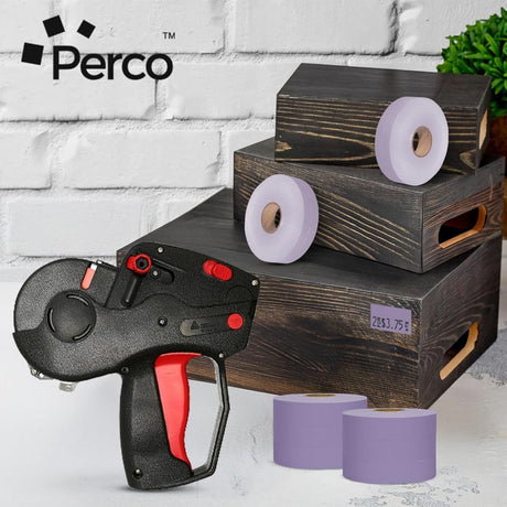 Perco Pricing Labeler Labels For Monarch 1131 - Lavender 1 Sleeve / 8 Rolls / 20000 Blank Pricing Labels