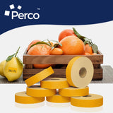 Perco Pricing Labeler Labels For Monarch 1131 - Fluorescent Orange 1 Sleeve / 8 Rolls / 20000 Blank Pricing Labels