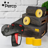 Perco Pricing Labeler Labels For Monarch 1131 - Yellow Case of 8 Sleeves / 64 Rolls / 160000 Blank Pricing Labels