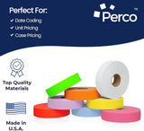 Perco Pricing Labeler Labels For Monarch 1131 - Custom Case of 8 Sleeves / 64 Rolls / 160000 Blank Pricing Labels