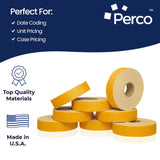 Perco Pricing Labeler Labels For Monarch 1131 - Fluorescent Orange 3 Sleeves / 24 Rolls / 60000 Blank Pricing Labels