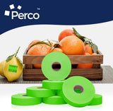 Perco Pricing Labels for Monarch 1136 - Fluorescent Green 1 Sleeve / 8 Rolls / 14000 Blank Pricing Labels
