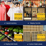 Perco Pricing Labels for Monarch 1136 - Yellow 1 Sleeve / 8 Rolls / 14000 Blank Pricing Labels