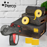 Perco Pricing Labels for Monarch 1136 - Yellow 1 Sleeve / 8 Rolls / 14000 Blank Pricing Labels
