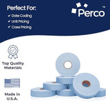 Perco Pricing Labels for Monarch 1136 - Blue 1 Sleeve / 8 Rolls / 14000 Blank Pricing Labels