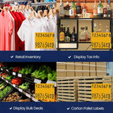 Perco Pricing Labels for Monarch 1136 - Fluorescent Orange Case of 8 Sleeves / 64 Rolls / 112000 Blank Pricing Labels