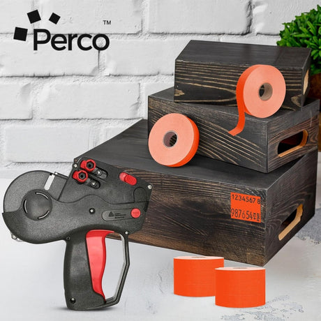 Perco Pricing Labels for Monarch 1136 - White 1 Sleeve / 8 Rolls / 14000 Blank Pricing Labels