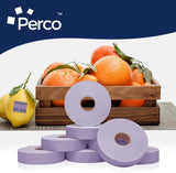 Perco Pricing Labels for Monarch 1136 - Lavender Case of 8 Sleeves / 64 Rolls / 112000 Blank Pricing Labels