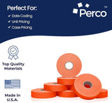Perco Pricing Labels for Monarch 1136 - White 1 Sleeve / 8 Rolls / 14000 Blank Pricing Labels