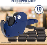 Perco Pro 1 & 2 Line Ink Roll - Pack of 10 Inkers