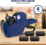 Perco Pro 1 & 2 Line Ink Roll - Pack of 4 Inkers