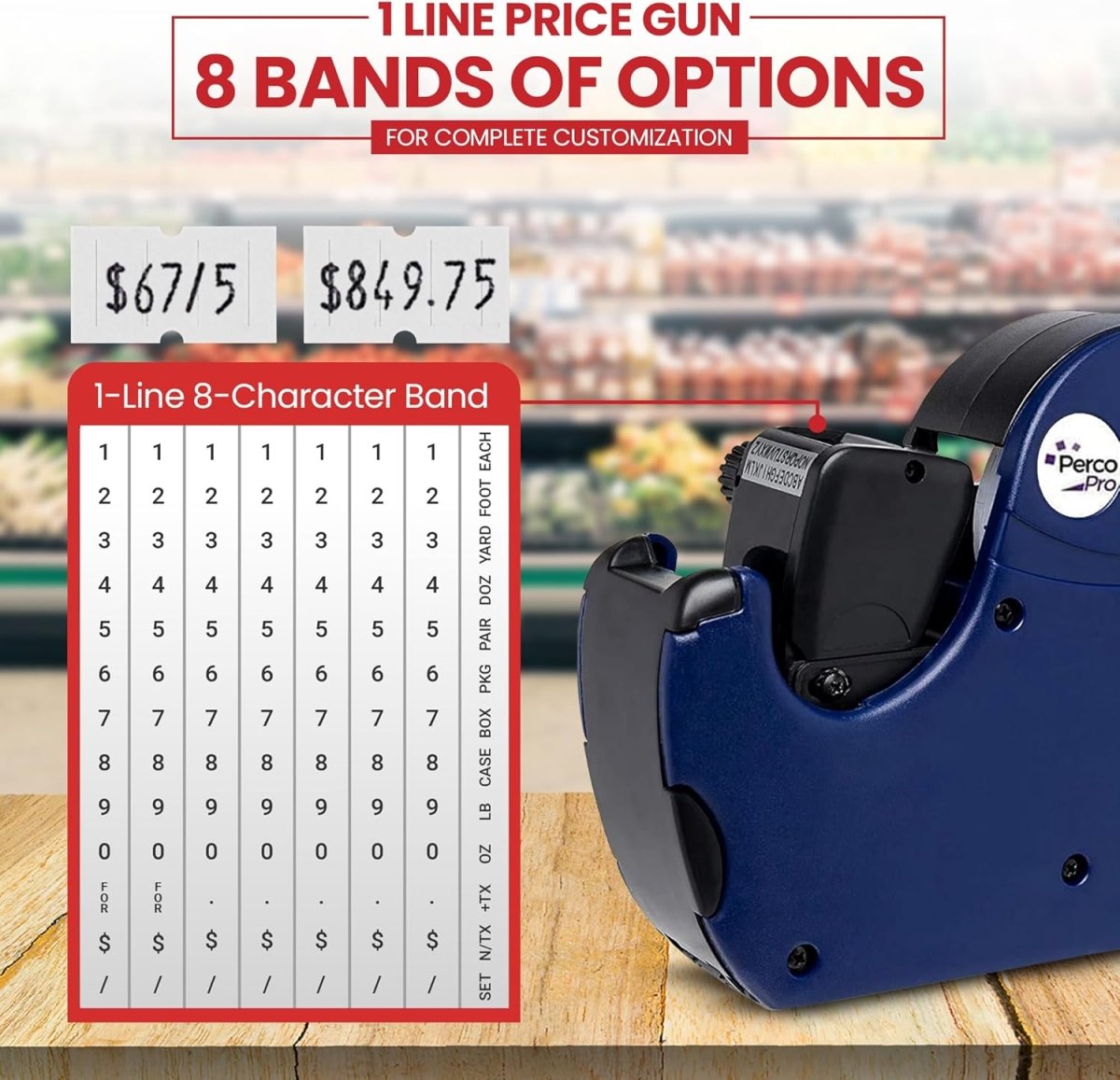 Perco Pro 1 - Line Pricing & Date Labeler - Price Gun