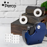 Perco Pro - 2 Line Date Labels for Perco 2 Line Date Guns - Made in USA - USE BY 4 Sleeves / 32 Rolls / 24000 Blank Date Labels
