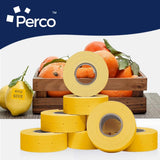 Perco Pro 2 - Line Labels - Yellow Package of 4 Sleeves / 32 Rolls / 24000 Blank Pricing Labels