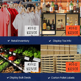 Perco Pro 2 Line Labels - 2 Sleeves - Store Supplies